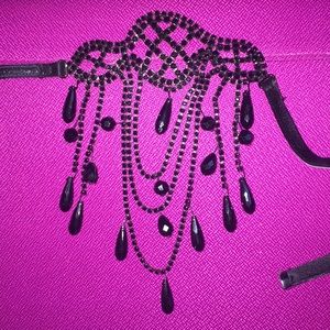 ❤️Christian Lacroix Crystal Beaded Evening Sandals